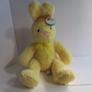 BEVERLY HILLS Teddy Bear Co  18” Yellow Easter Bunny Rabbit Plush Stuffed NWT